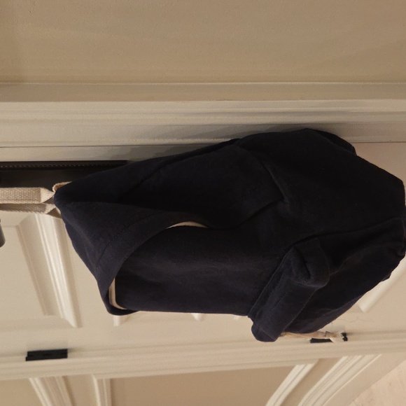 BRANDY MELVILLE JOHN GALT PACSUN NAVY BLUE & WHITE BACKPACK BAG SCHOOL BAG $65 - Picture 2 of 5